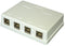 TUK SEKH4 Modular Connector, Keystone, Connection Box - RJ45, 1 x 4 (Ganged), 8P8C, Cat8 GTIN UPC EAN: 5055386504241