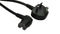 MULTICOMP PRO GW-151831 Mains Power Cord, 90&deg; BS 1363A Plug to 90&deg; IEC 60320-1 C15, 3 m, 10 A, 250 V, Black