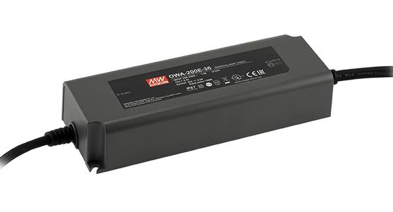 MEAN WELL OWA-200E-36 AC/DC Power Supply, Household, 1 Output, 199 W, 36 VDC, 5.55 A