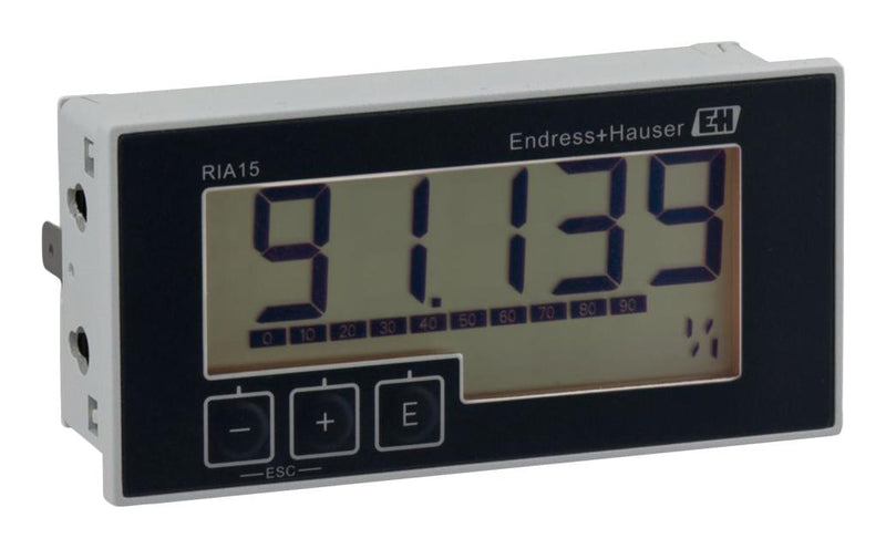 ENDRESS+HAUSER RIA15-AAA2 Display, 96mm x 48mm x 41.5mm Panel, 4 to 20mA, HART