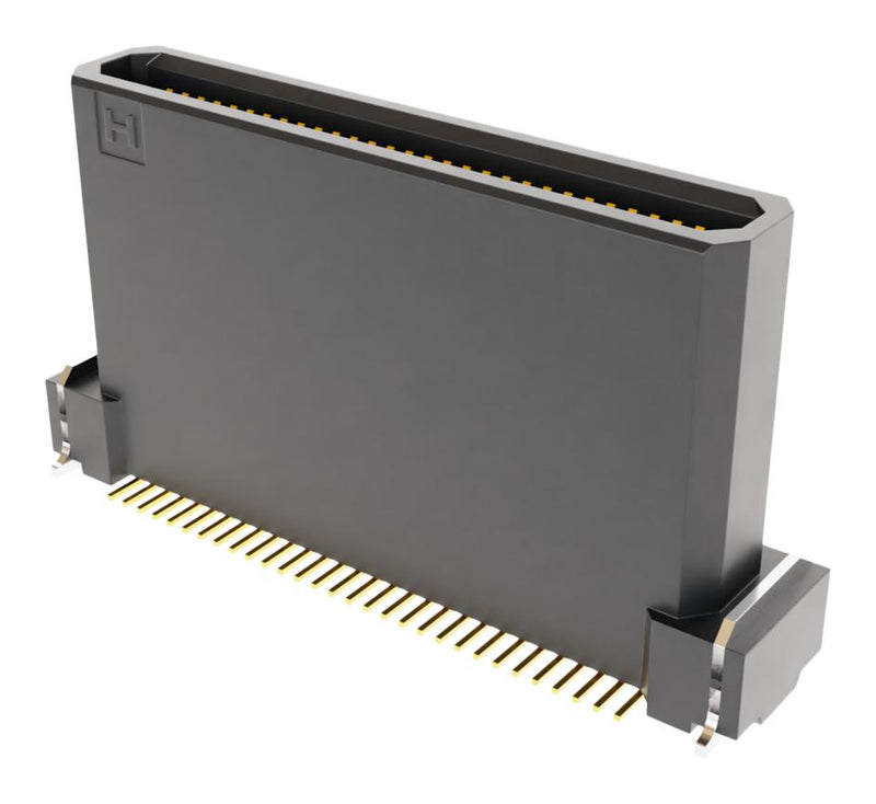 HARWIN F20-10206045R Mezzanine Connector, Receptacle, 0.635 mm, 2 Rows, 60 Contacts, Surface Mount Straight