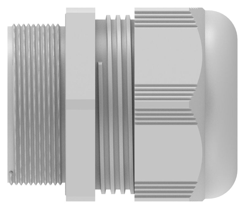 ENTRELEC - TE CONNECTIVITY 1SNG601139R0000 Cable Gland, M50 x 1.5, 30 mm, 38 mm, Nylon 6 (Polyamide 6), Light Grey