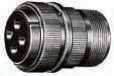 AMPHENOL INDUSTRIAL MS3106A32-17S. CIRCULAR CONNECTOR PLUG, SIZE 32, 4 POSI