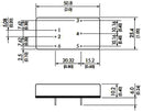 TRACO POWER TEN 20-4813WIN Isolated Through Hole DC/DC Converter, ITE, DIP, 4:1, 20 W, 1 Output, 15 V