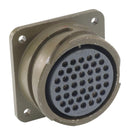 ITT CANNON CA3100E28-21SXBF80F85G9-05 Circular Connector, CA Series, MIL-DTL-5015 Series, Wall Mount Receptacle, 37 Contacts