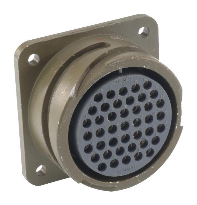 ITT CANNON CA3102R28-21SA95 Circular Connector, CA Series, MIL-DTL-5015 Series, Box Mount Receptacle, 37 Contacts