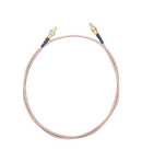 MUELLER ELECTRIC BU-4150003MM750 RF / Coaxial Cable Assembly, SMB Plug to SMB Plug, RG316, 50 ohm, 29.6 ", 750 mm