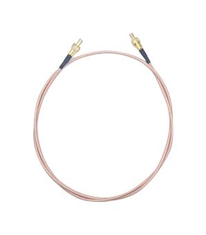 MUELLER ELECTRIC BU-4150003MM750 RF / Coaxial Cable Assembly, SMB Plug to SMB Plug, RG316, 50 ohm, 29.6 ", 750 mm