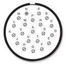 AMPHENOL AEROSPACE D38999/26MH21AN Circular Connector, MIL-DTL-38999 Series III, DS38999/26 Series, Straight Plug, 21 Contacts