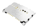 GCT MEM2085-00-115-00-A Memory Card Connector, MicroSD, Push-Pull, 9 Contacts, Phosphor Bronze