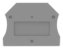 METWAY ELECTRICAL INDUSTRIES D-DC2.5-11060000079 Accessory, Grey, DIN Rail Terminal Blocks, End Cover
