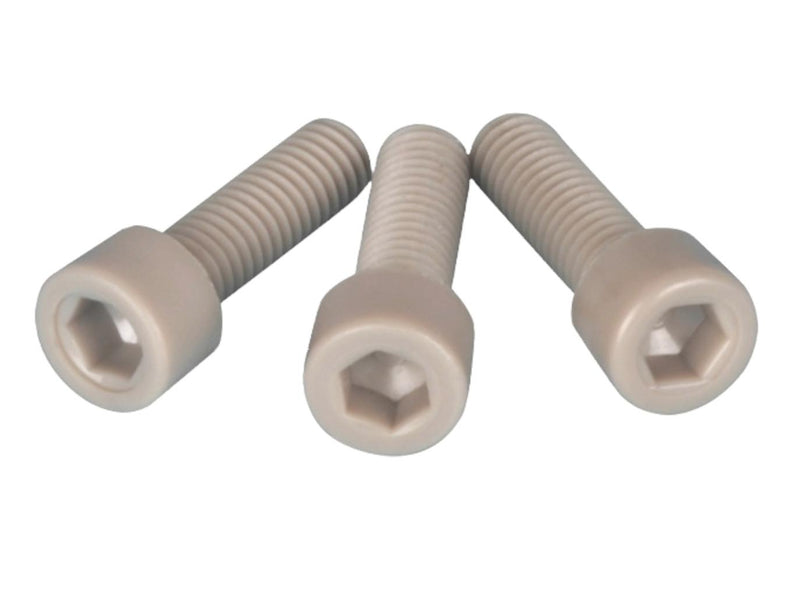 MULTICOMP PRO MP014165 Screw, Hex Socket, Cap Head, M6, PEEK (Polyether Ether Ketone), 45 mm Length