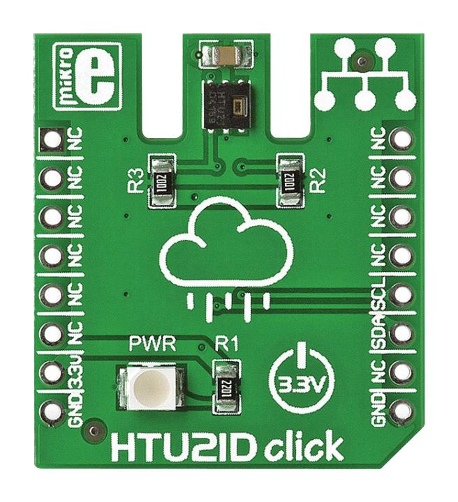 Mikroelektronika MIKROE-1687 MIKROE-1687 Add-On Board HTU21D Click Mikrobus Compatible Development Boards New