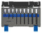 GEDORE 3014444 Screwdriver Set, 1/2" Drive, 4mm, 5mm, 6mm, 7mm, 8mm, 9mm, 10mm, 12mm, 14mm Screwdrivers, 9 Piece