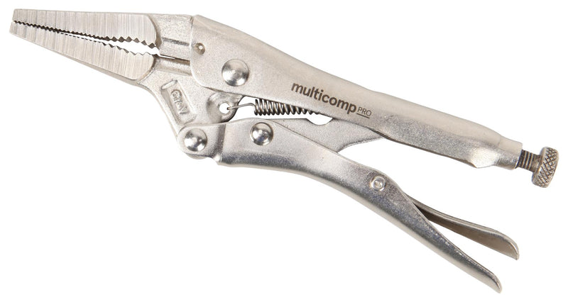MULTICOMP PRO MP012240 PLIER, LONG NOSE, LOCKING, CRV, 6"
