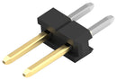TE CONNECTIVITY 2MM-HB-S02-VT-02-H-TB Pin Header, Board-to-Board, 2 mm, 1 Rows, 2 Contacts, Through Hole Straight, 2MM-HB Series