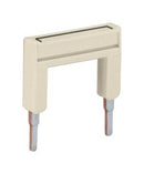 WAGO 2001-433 Jumper (Busbar), Light Grey, Jumper, Wago TOPJOB S 2001 Series Rail Mount Terminal Blocks, 3 Ways