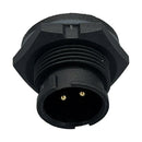 NORCOMP 870-02A-113R001 Circular Connector, Circular Connector, Cavalier Series, Panel Mount Plug, 2 Contacts, PCB Pin