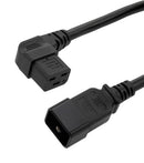 L-COM PCS05R2-BLK-15F POWER CORD, IEC 60320 C20-R/A C19, 15