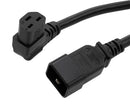 L-COM PCS12L2-BLK-6F POWER CORD, IEC 60320 C20-R/A C21, 6