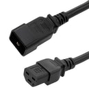 L-COM PCS122-BLK-15F POWER CORD, IEC 60320 C20-C21, 15
