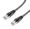 L-COM TRD626ASZ-BLK-5F ENET CABLE, CAT6A, RJ45 PLUG-PLUG, 5FT