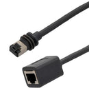 L-COM TSLG3-IDODKIT-1M ENET CABLE, CAT6, RJ45 PLUG-RCPT, 3.3FT