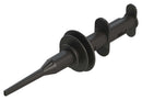 CAL TEST ELECTRONICS CT4401-0 Test Accessory, Black, Hook Clip with 4mm Sheathed Banana Jack, Test Equipments