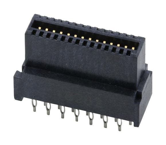 MOLEX 46113-0281 Rectangular Power Connector, 28 Contacts, LPH 46113 Series, PCB Mount, Press Fit, 1.27 mm