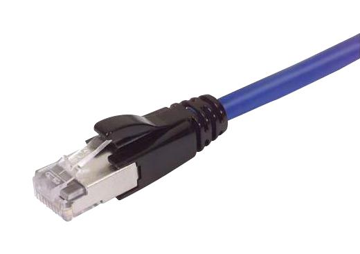 L-COM TRD695ABL-1 ENET CORD, CAT6A, RJ45 PLUG-PLUG, 1