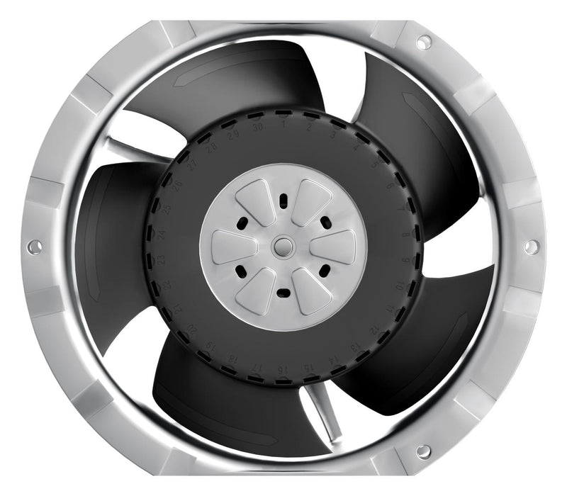 EBM-PAPST 8315100157 DC Axial Fan, 24 V, Circular, 172 mm, 51 mm, Ball Bearing, 311 CFM