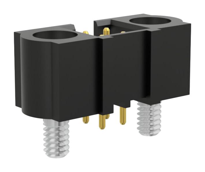 HARWIN M80-5090442 Pin Header, Wire-to-Board, 2 mm, 2 Rows, 4 Contacts, Through Hole Straight