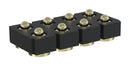 MULTICOMP PRO MP015208 Spring Loaded Connector, Pogo Pin Header, 2.54 mm, 2 Row, 8 Contacts, Surface Mount, Brass