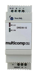 MULTICOMP PRO MPKHS-D110 0.8DEGC/W Heat Sink, 0.8 °C/W, DIN Rail, 110 mm, 106 mm, 96 mm