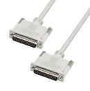 L-COM CS2N25MM-15 Computer Cable, D Subminiature Plug, 25 Way, D Subminiature Plug, 25 Way, 15 ft, 4.6 m
