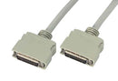L-COM CSM84CC-3M Computer Cable, IEEE 1284 Plug, IEEE 1284 Plug, 9.8 ft, 3 m, Light Grey, CSM84CC Series
