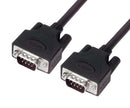 L-COM CSMUZ9MM-5 Computer Cable, D Subminiature Plug, 9 Way, D Subminiature Plug, 9 Way, 5 ft, 1.5 m, Black