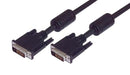 L-COM CTLDVIDMMLZ-5 Audio / Video Cable Assembly, DVI-D (Dual Link) Plug, DVI-D (Dual Link) Plug, 5 ft, 1.5 m, Black