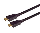 L-COM HDCAMMZ-5 Audio / Video Cable Assembly, HDMI Plug, HDMI Plug, 16.4 ft, 5 m, Black, HDCAMMZ Series