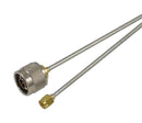 L-COM CA-141SCNMSM006 RF / Coaxial Cable Assembly, 6 ft, 152.4 mm, 0.141" Semi Rigid, N-Type Plug, SMA Plug, 50 ohm