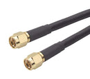L-COM CCS58A-3 RF / Coaxial Cable Assembly, 3 ft, 914.4 mm, RG58C/U, SMA Plug, SMA Plug, 50 ohm