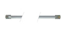 L-COM TDC303 Ethernet Cable, RJ11 Plug to RJ11 Plug, Silver, 914.4 mm, 3 ft