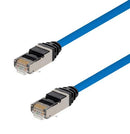 L-COM TRD628P-BLU-3 Ethernet Cable, Cat6, RJ45 Plug to RJ45 Plug, FUTP (Foiled Unshielded Twisted Pair), Blue
