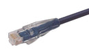 L-COM TRD695BL-2 Ethernet Cable, Cat6, RJ45 Plug to RJ45 Plug, UTP (Unshielded Twisted Pair), Blue, 609.6 mm, 2 ft