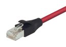L-COM TRD695DSZ-RED-7 Ethernet Cable, Cat6, RJ45 Plug to RJ45 Plug