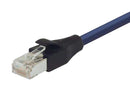 L-COM TRD695SCR-BL-7 Ethernet Cable, Cat6, RJ45 Plug to RJ45 Plug, Blue, 2.1 m, 7 ft