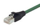 L-COM TRD695SCR-GR-10 Ethernet Cable, Cat6, RJ45 Plug to RJ45 Plug, Green, 3.05 m, 10 ft