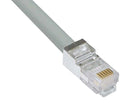 L-COM TRDU45SCR-10 Ethernet Cable, Cat5e, RJ11 Plug to RJ11 Plug, STP (Shielded Twisted Pair), Grey, 3.05 m, 10 ft