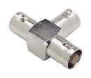 L-COM BA832 RF / Coaxial Adapter, BNC, Jack, BNC, Jack, Jack, Tee Adapter, 50 ohm