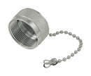 L-COM ADM-CAP01 Dust Cap / Cover, Protective Cap, 7/16 DIN Coaxial Plug Connectors, Brass Body